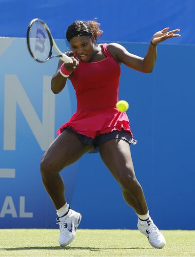 American Serena Williams has won 13 major championships, including four Wimbledon titles, in women’s singles play. (Associated Press)