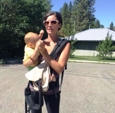 Spokane mom asked to move from public poolside while breastfeeding. Her story has gained attention as social media.  (Gabe Cohen / KHQ)