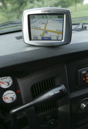  Drivers these days can get turn-by-turn directions and traffic updates from their smartphones, some have portable GPS devices like this Garmin StreetPilot c550, and some spring for a navigational system built into the dashboard of the vehicle.  (Associated Press)