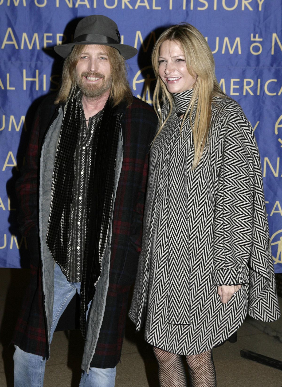 Tom Petty and his wife, Dana, arrive for the gala at the American Museum of Natural History in New York on Nov. 15, 2007. (Seth Wenig / Associated Press)