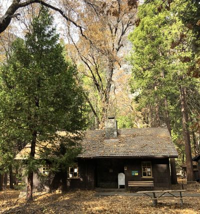 This historic building is home to a branch of the Mariposa Country library, a lovely one-room resource that boosts strong WiFi for all. (Leslie Kelly)