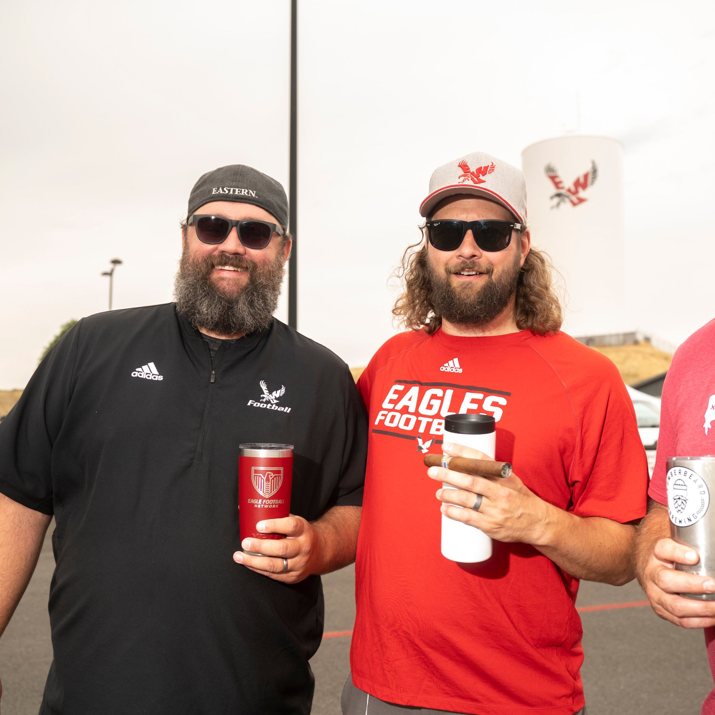 Men's Red Eastern Washington Eagles Baseball Jersey