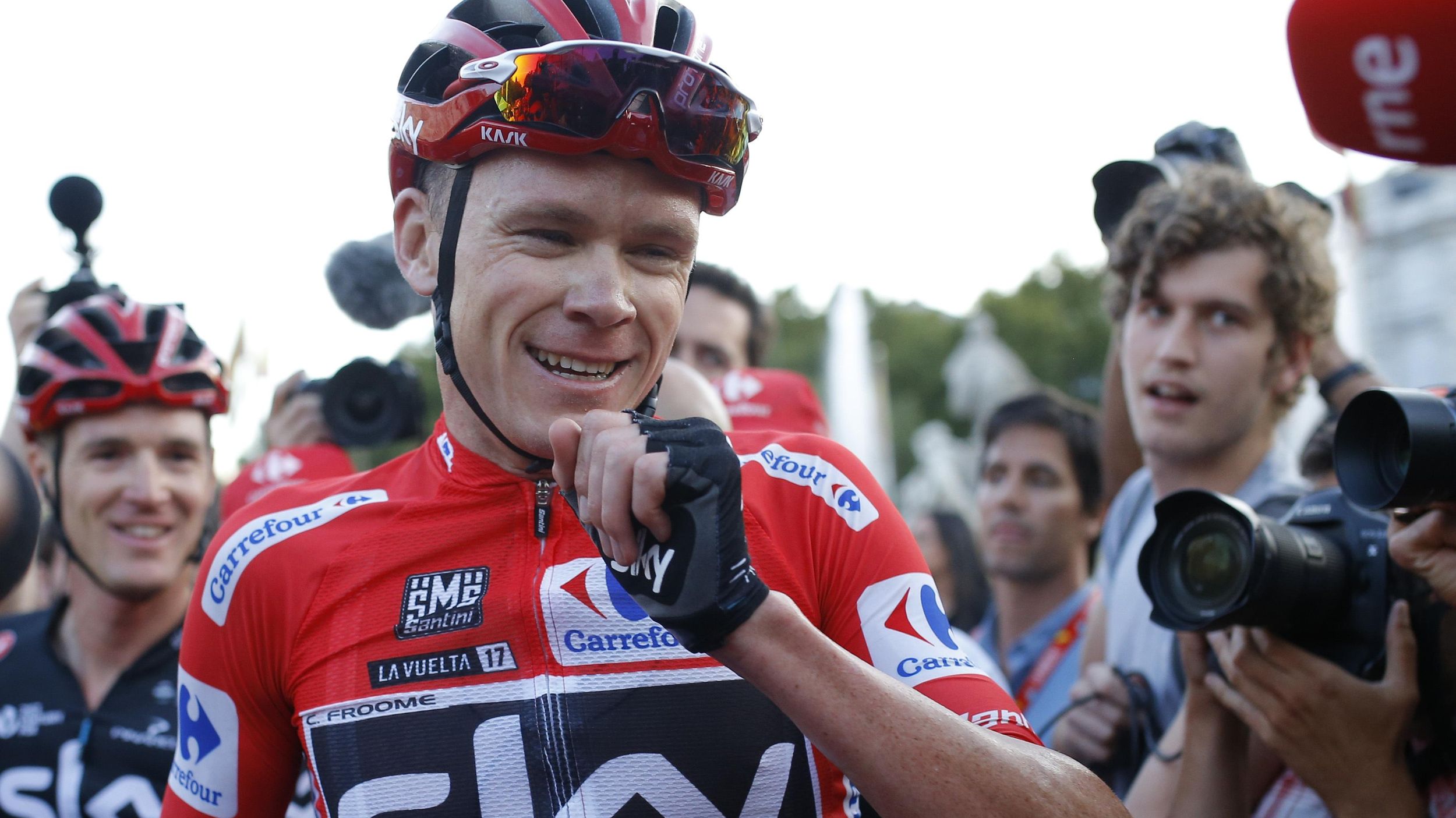 Will Chris Froome become the third cyclist to win the Tour-Vuelta