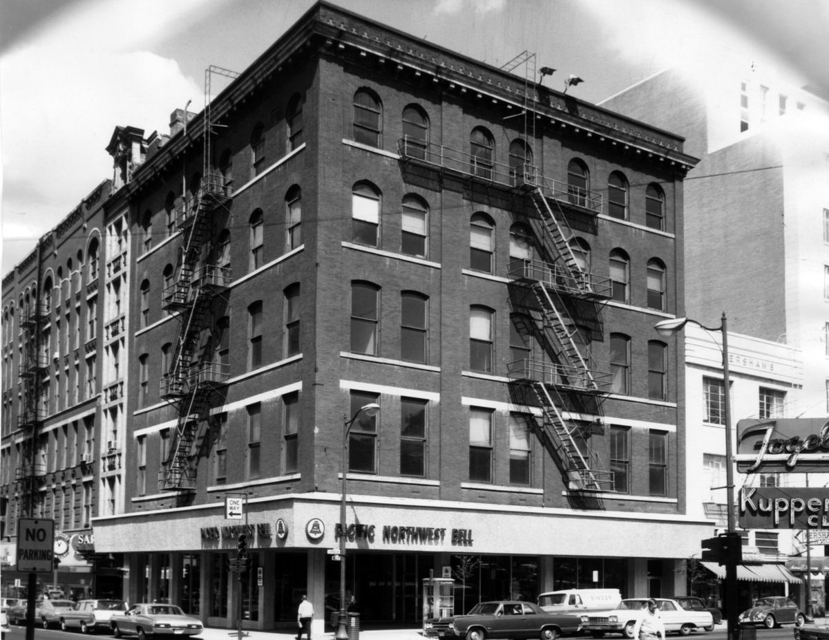 1967: The Title Building, built in 1890, housed Blair Business College on the second and third floor for several years in the early 20th century. The building was torn down in 1979.