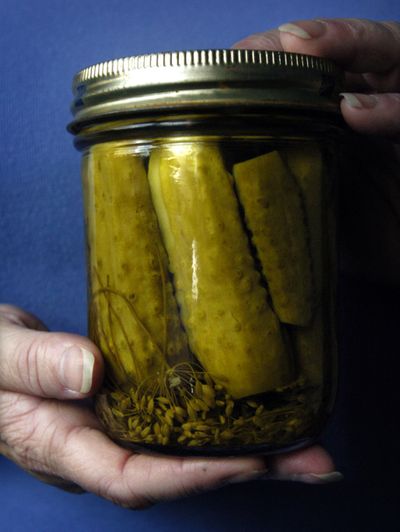 The best pickles are those cucumbers pickled within 24 hours after being picked.  (File / The Spokesman-Review)