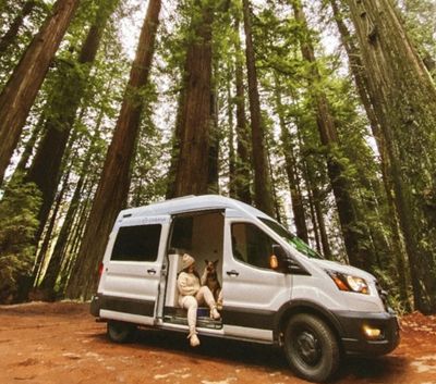 These thoughtfully staged camper vans bill themselves as mobile hotel rooms. (Cabana Vans via Instagram)