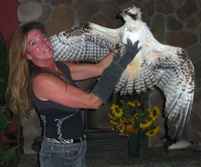 Janie Fink, a raptor biologist and graduate of Purdue University, founded the Birds of Prey Northwest in 1993. (Courtesy photo)