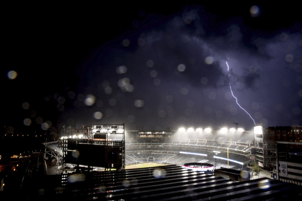 Cole, Stanton lead Yanks past Nats 4-1 in stormy MLB opener | The ...