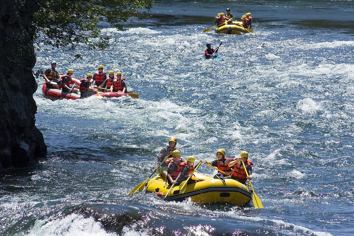 FILE - Peak 7 Adventures takes three raft loads of kids down the Spokane River and through Bowl and Pitcher Thursday June 21, 2007. (Christopher Anderson / The Spokesman-Review)