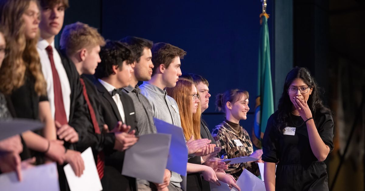 Spokane Scholars banquet celebrates outstanding high school seniors with 'drive for lifelong learning'