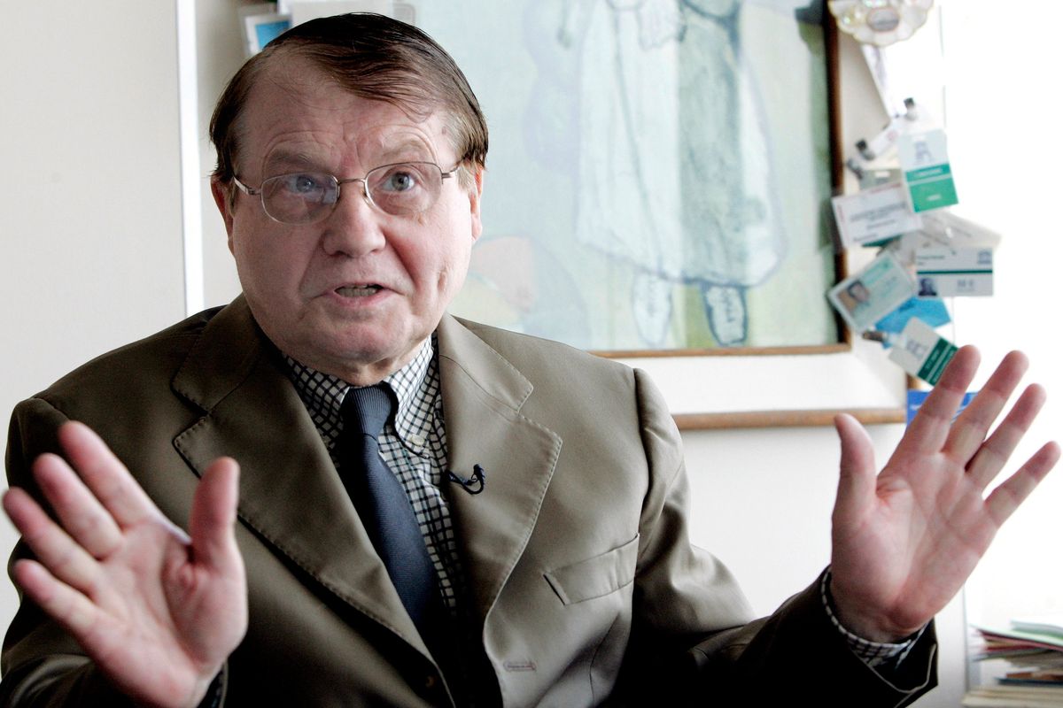 French scientist Luc Montagnier speaks during an interview on June 5, 2006 in Paris. French researcher Luc Montagnier, who won the Nobel Prize in 2008 for discovering HIV and has more recently spread false claims about the coronavirus, has died on Tuesday Feb.10, 2022 at age 89, according to the city hall of Neuilly-sur-Seine. (JACQUES BRINON)