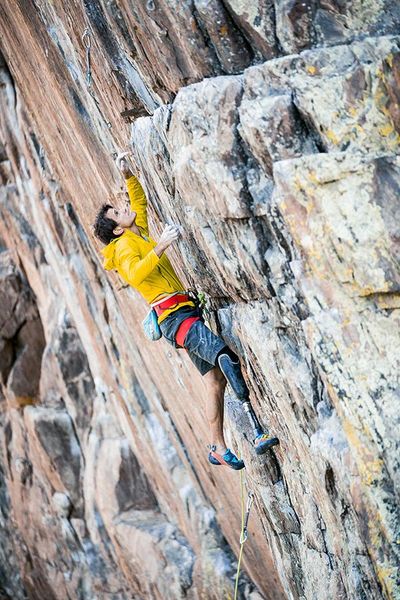 In 2002, Craig Demartino fell 100 feet while climbing. He broke most of the bones in his legs and parts of his back. Now, Demartino climbs with a prosthetic and is an inspirational speaker and adaptive climbing advocate. He will speak in Spokane on Oct. 26, 2018. (Cameron Maier / Courtesy)