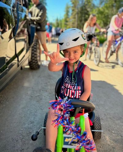 The Post Falls family of toddler Cooper Wilhelm is holding an online fundraiser after the 4-year-old fell from a second-story window. (Provided by Makayla Colbert)