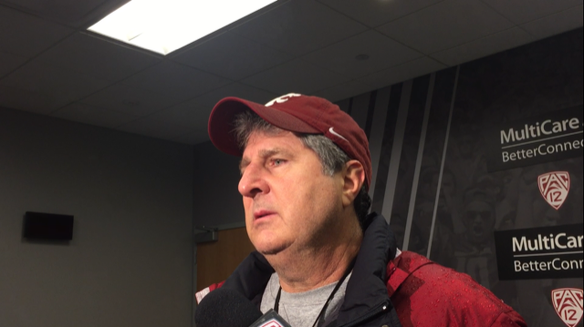Video Washington State coach Mike Leach post practice Nov. 21 The
