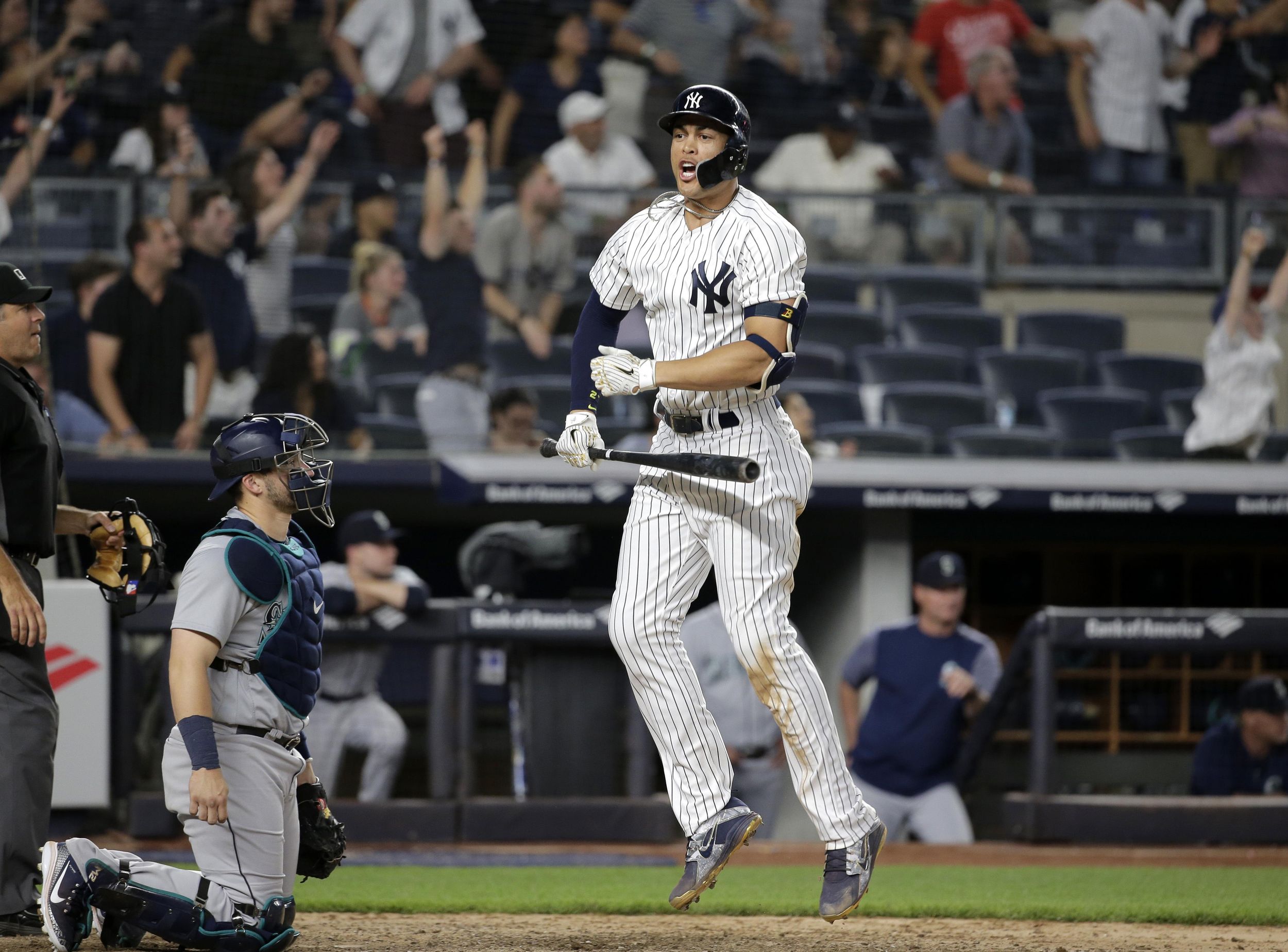 Giancarlo Stanton on Walk-Off HR vs. Mariners: 'That's What You