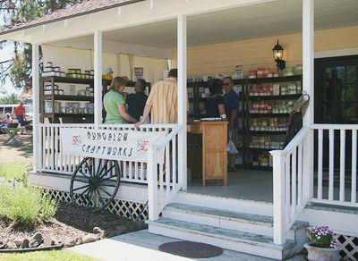 Bungalow Craftworks offers its wares at a previous Barn Bazaar. Courtesy of Two Women Antiques and Collectibles (Courtesy of Two Women Antiques and Collectibles / The Spokesman-Review)