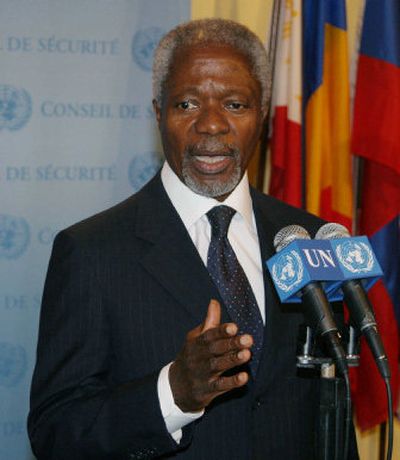 
Kofi Annan
 (The Spokesman-Review)