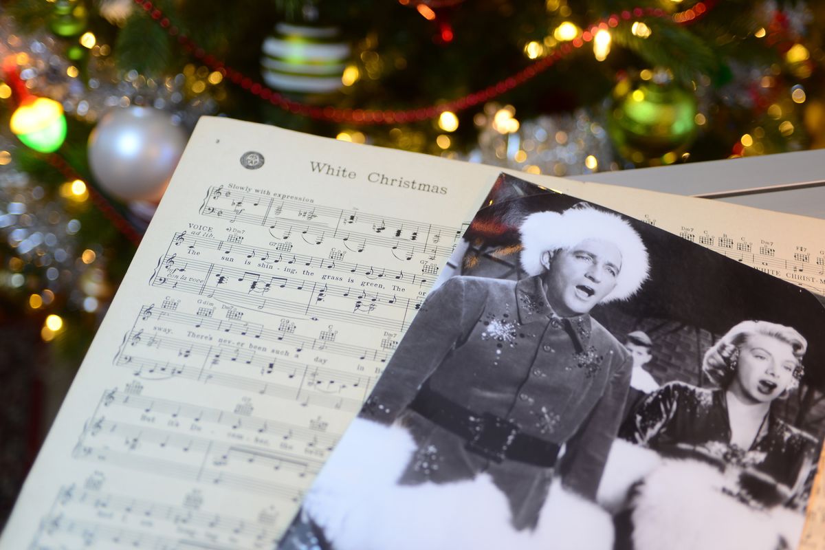 Bing Crosby’s song “White Christmas” and the movie of the same name, starring Crosby and Rosemary Clooney, still attracts new fans with each generation. Memorabilia associated with it is displayed in the Bing Crosby house on the Gonzaga University campus.  (JESSE TINSLEY/The Spokesman-Review)