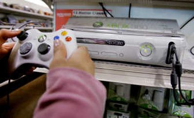 
The popular Xbox 360 has suffered a higher-than-expected rate of hardware failure.Associated Press
 (Associated Press / The Spokesman-Review)