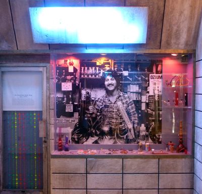An exhibit at the Drug Enforcement Administration Museum in Arlington, Va., displays a re-creation of a head shop selling marijuana paraphernalia in the 1970s.