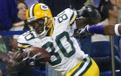 
Green Bay WR Donald Driver is one of many injured Packers. Associated Press
 (Associated Press / The Spokesman-Review)