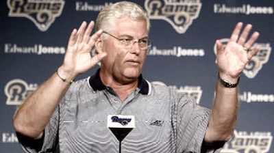 
Mike Martz will take his offensive mind elsewhere after being let go by St. Louis on Monday. One possibility could be New Orleans. 
 (Associated Press / The Spokesman-Review)