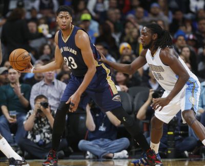 Pelicans’ Anthony Davis scored 23 points in victory. (Associated Press)