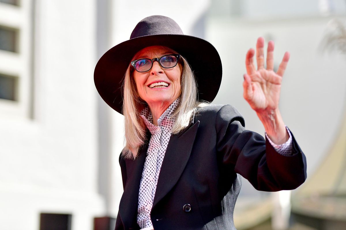 Diane Keaton attends her handprint and footprint ceremony hosted by the TCL Chinese Theatre on Aug.11, 2022, in Los Angeles. (Jerod Harris/Getty Images/TNS) (Jerod Harris/Getty Images North America/TNS)