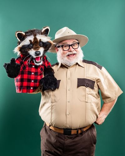 Park Ranger Donovan, aka improviser Donovan Workun, is the spokesman for the Great Outdoors Comedy Festival. He will greet audience members Saturday at ONE Spokane Stadium.  (Courtesy)