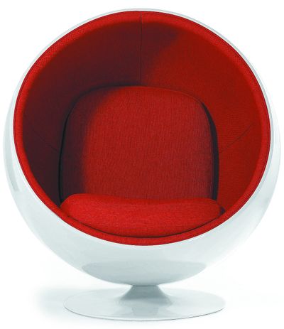 The Eero  Aarnio style Ball chair from Inmod offers a custom frame and upholstery in a variety of colors.  At top: A Sol pendant lamp  from CB2. Associated Press photos (Associated Press photos / The Spokesman-Review)