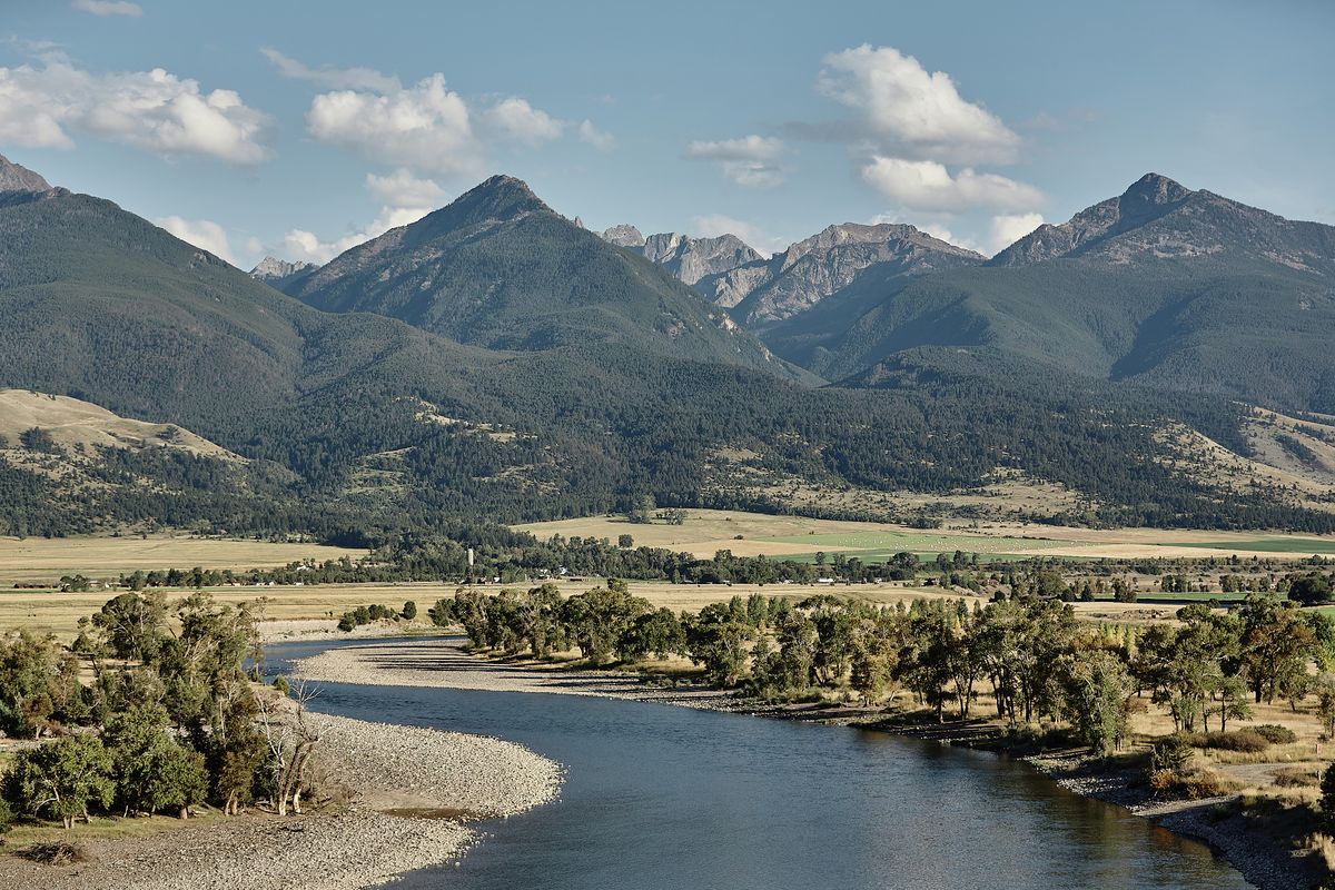 Paradise Valley, located between Livingston, Mont., and Yellowstone National Park, is known for the Yellowstone River and Absaroka Mountain Range.  (Adrian Sanchez-Gonzalez/Washington Post)