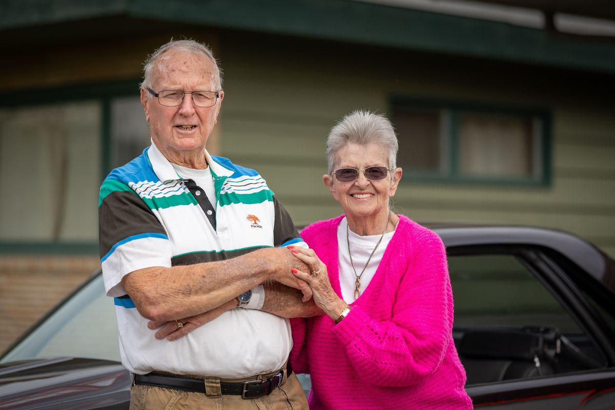Ruth and Chuck Hensley, both divorced, met at a golf night. One week later, they married, and this June celebrated their 48th anniversary.  (COLIN MULVANY/THE SPOKESMAN-REVI)