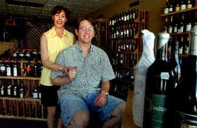 Jeanna and Bob Koppa are the owners of the Enoteca wine shop on Seltice Way in Post Falls.
(Kathy Plonka / The Spokesman-Review)