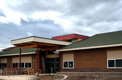 
The new South Pines Elementary in the Spokane Valley is nearing completion. 
 (Liz Kishimoto / The Spokesman-Review)