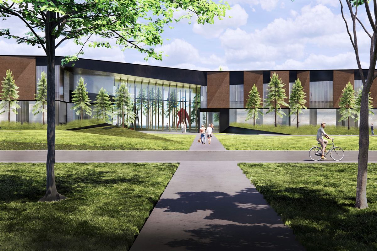 Spokane Falls Community College has secured state funding for a new fine arts building on campus, shown in this rendering, through the new capital budget.  (Courtesy of Community Colleges of Spokane)