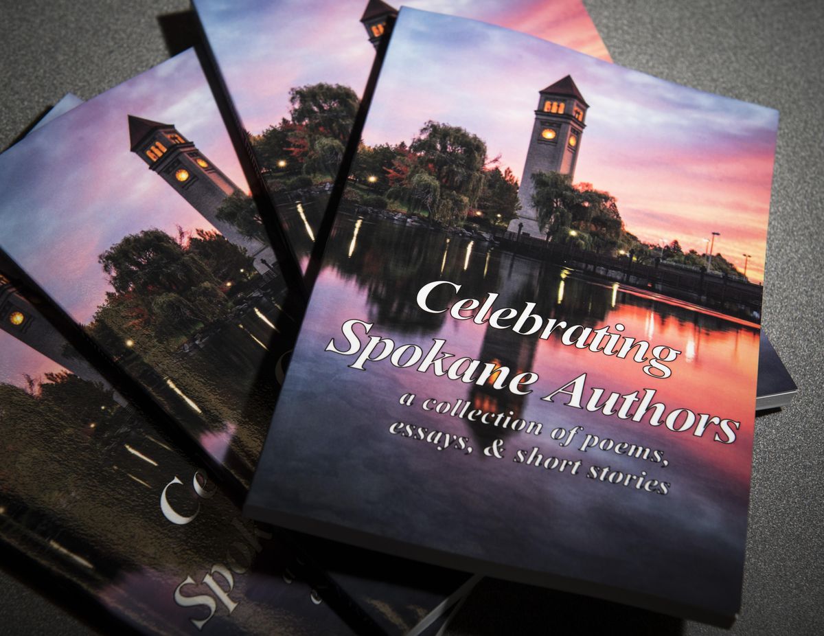 “Celebrating Spokane Authors” features short stories and poetry by local writers. It’s available at local bookstores and through Amazon. (Colin Mulvany / The Spokesman-Review)