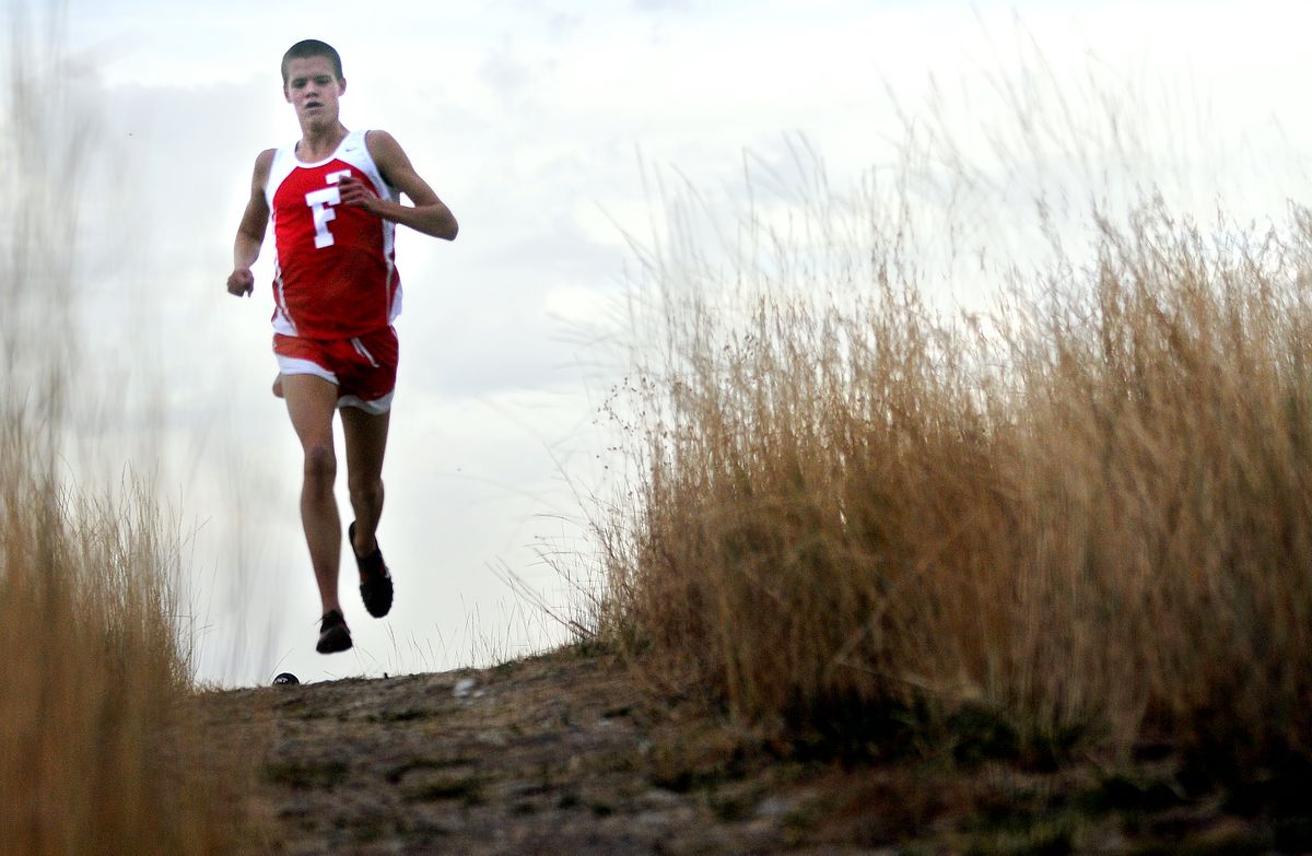 Ferris’ Adam Thorne led the way at Mead High School.  (Rajah Bose / The Spokesman-Review)