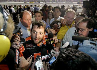 
Defending Nextel Cup champion Tony Stewart failed to make the Chase for the Cup. 
 (Associated Press / The Spokesman-Review)