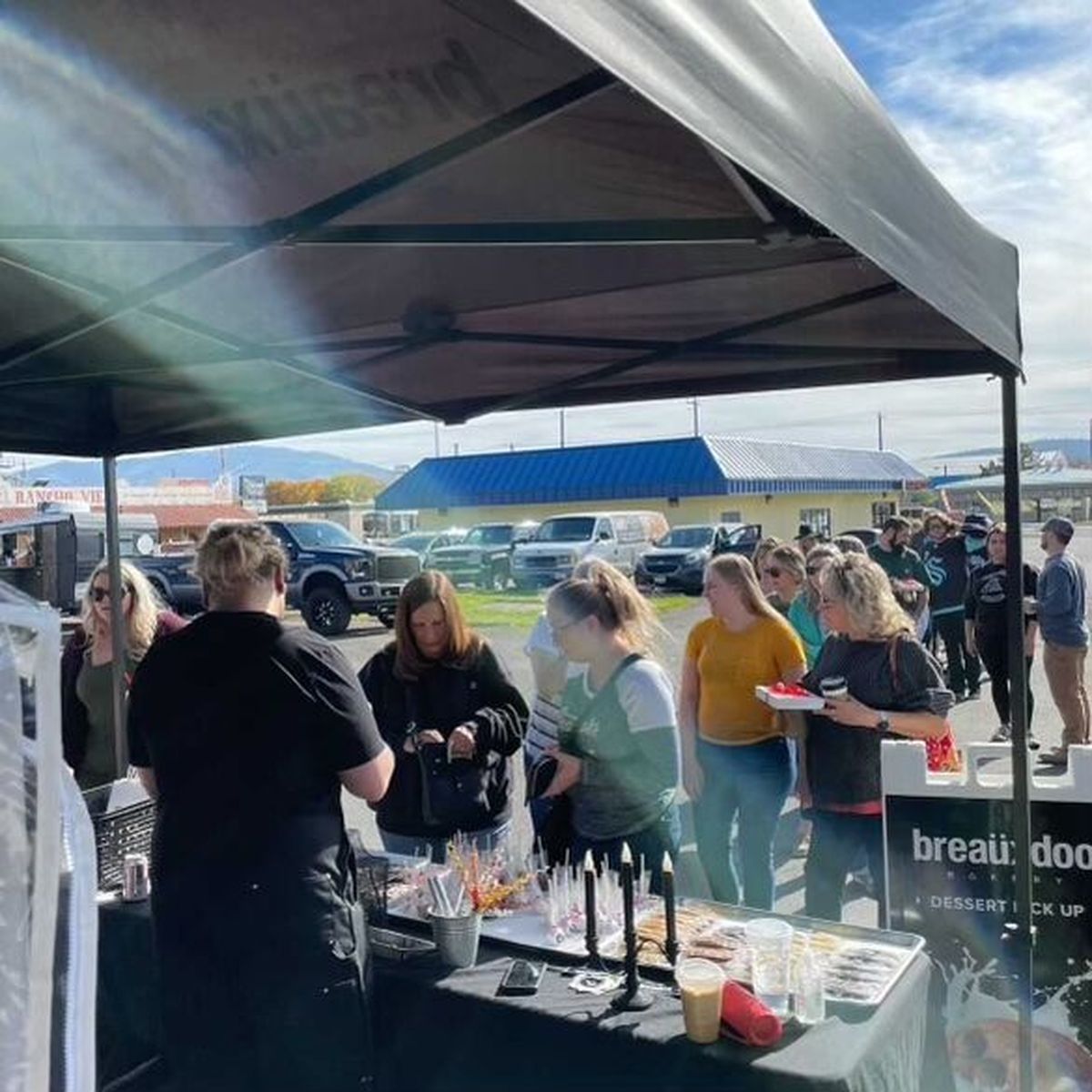 Bake Squad Bake Sale’s inaugural Oct. 17 event was scheduled to run from noon until 4 p.m. All participating vendors, including event host Breaüxdoo Bakery, sold out before 2 p.m.  (Courtesy)