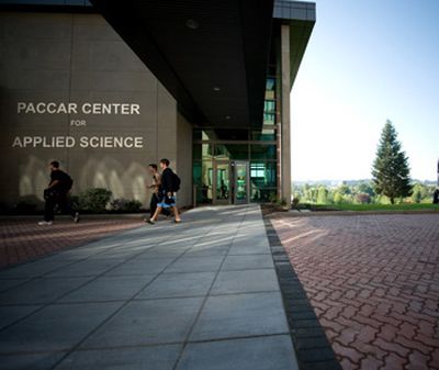 Gonzaga University recently received Gold LEED certification for its PACCAR Center for Engineering and Applied Science building, which includes sustainable materials, skylights, local building materials and more.  (Jennifer Raudebaugh / Courtesy Gonzaga University)
