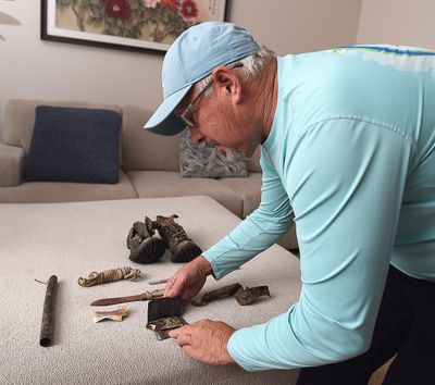 Jeff Jones talks about how the remains of his father were found by a hunter in Idaho after 53 years.  (LARRY MAYER, Billings Gazette)