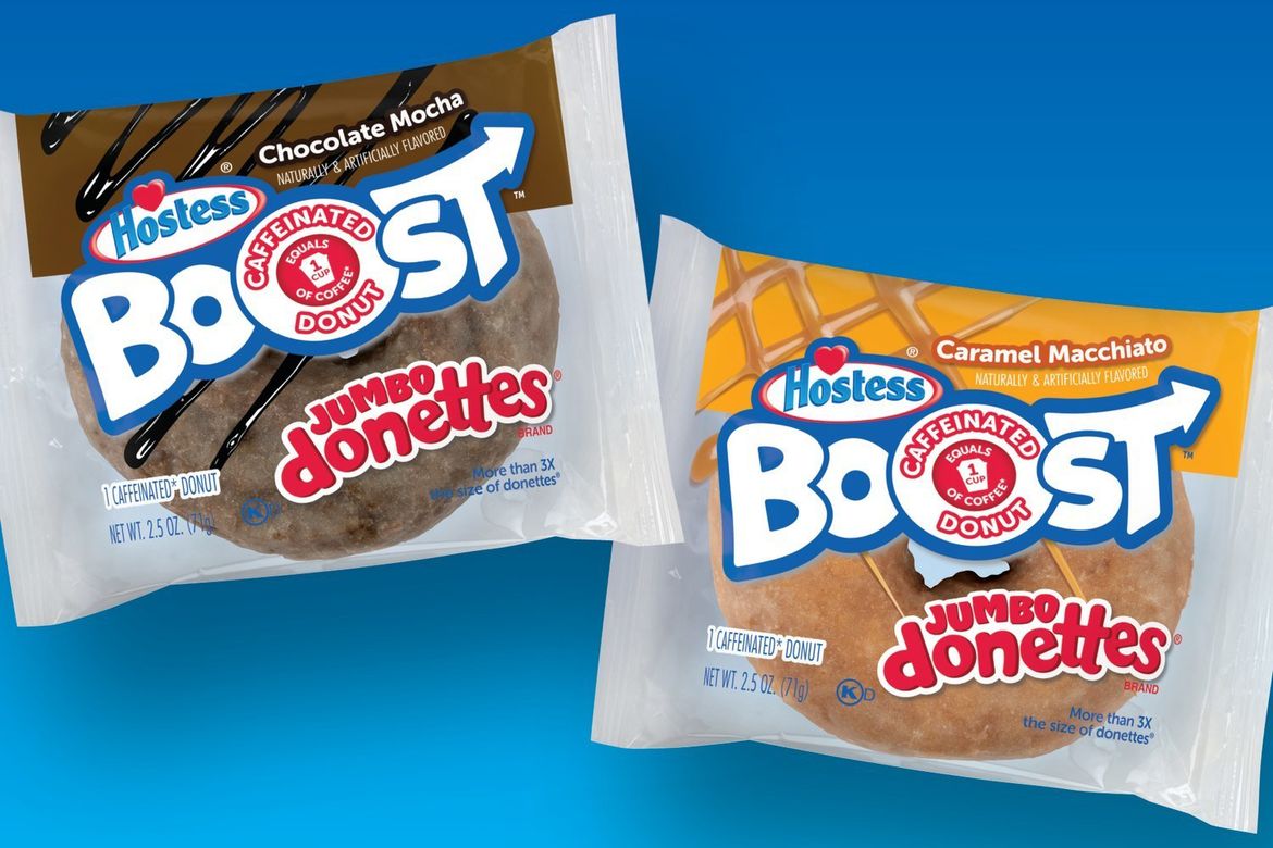 Hostess unveils caffeinated doughnuts as market for caffeine-spiked ...