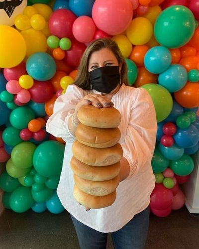 Jennifer Davis of Scoop Spokane is working on a new concept called Hidden Bagels.  (Courtesy)