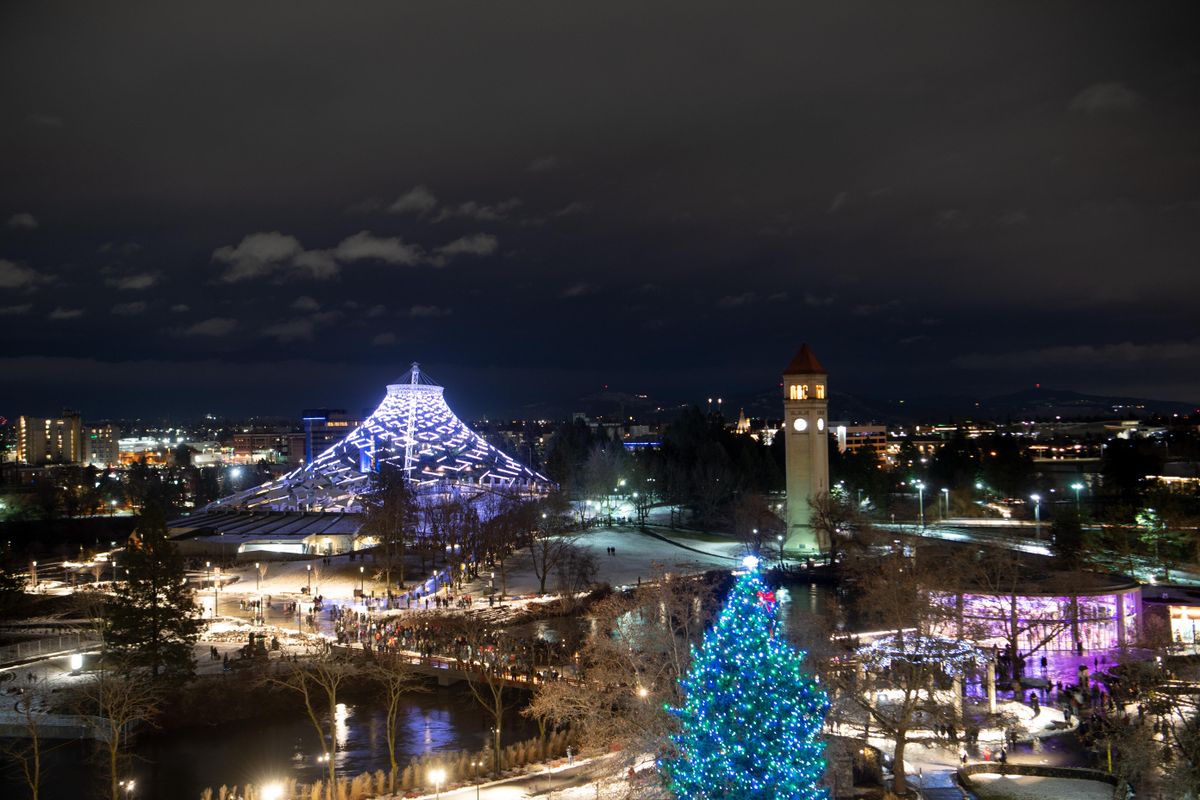 New Year's Eve fireworks in Riverfront Park Dec. 31, 2019 The