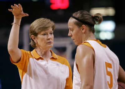 
Tennessee coach Pat Summitt has preached defensive intensity to freshman Angie Bjorklund all season. Associated Press
 (Associated Press / The Spokesman-Review)