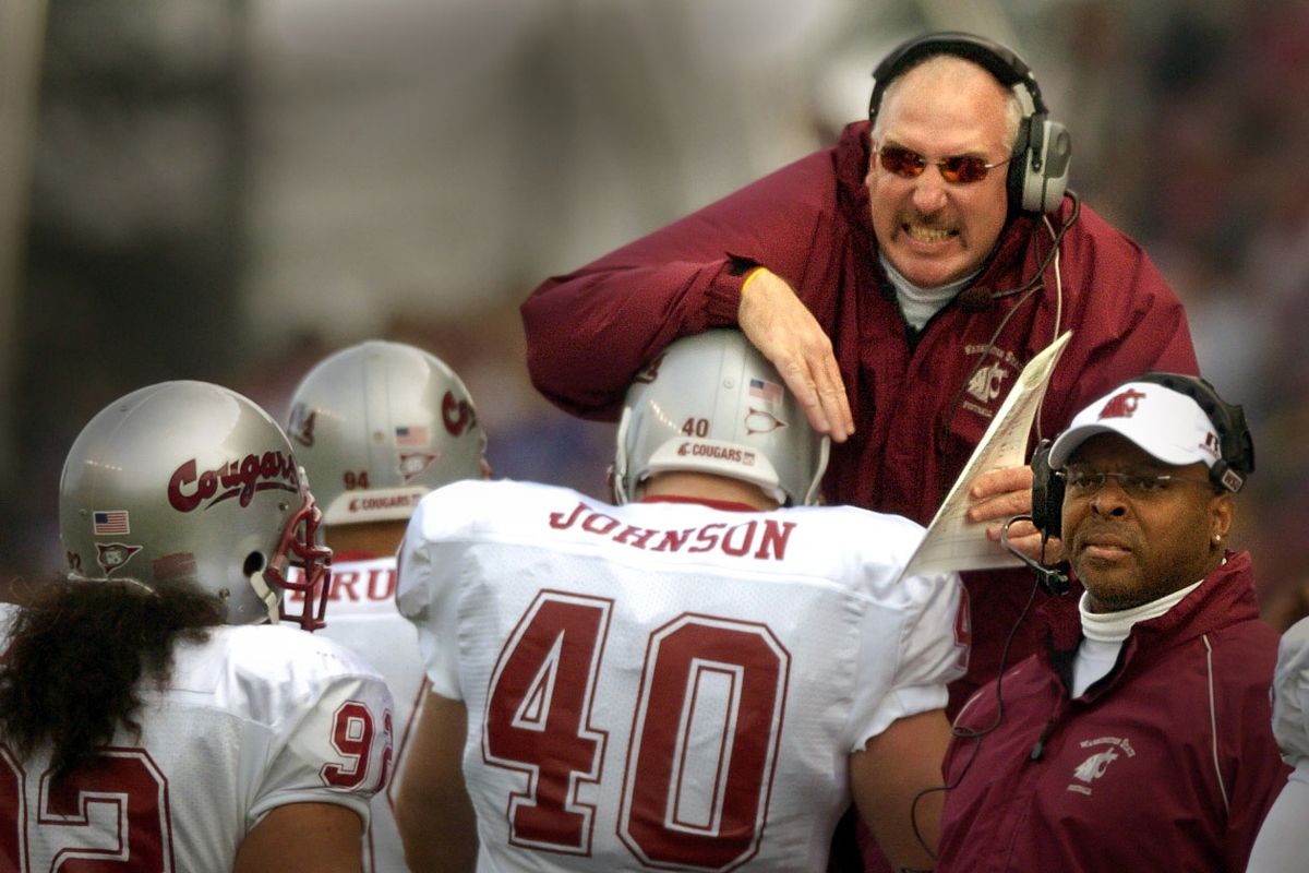 The Spokesman-Review Going back to his days at WSU, Robb Akey has always been known for his enthusiasm on the sidelines. (File)