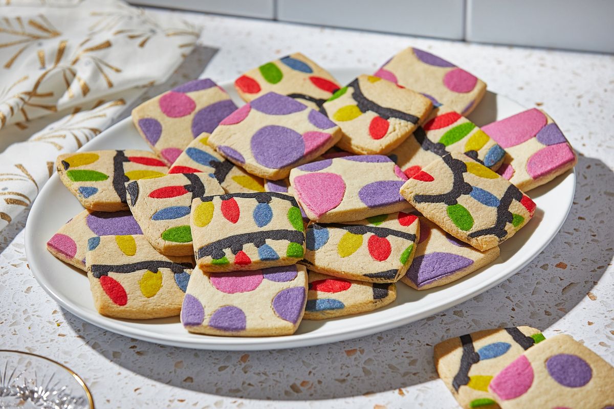 Cookies are cut in squares for the big finish.  (Tom McCorkle/For The Washington Post)