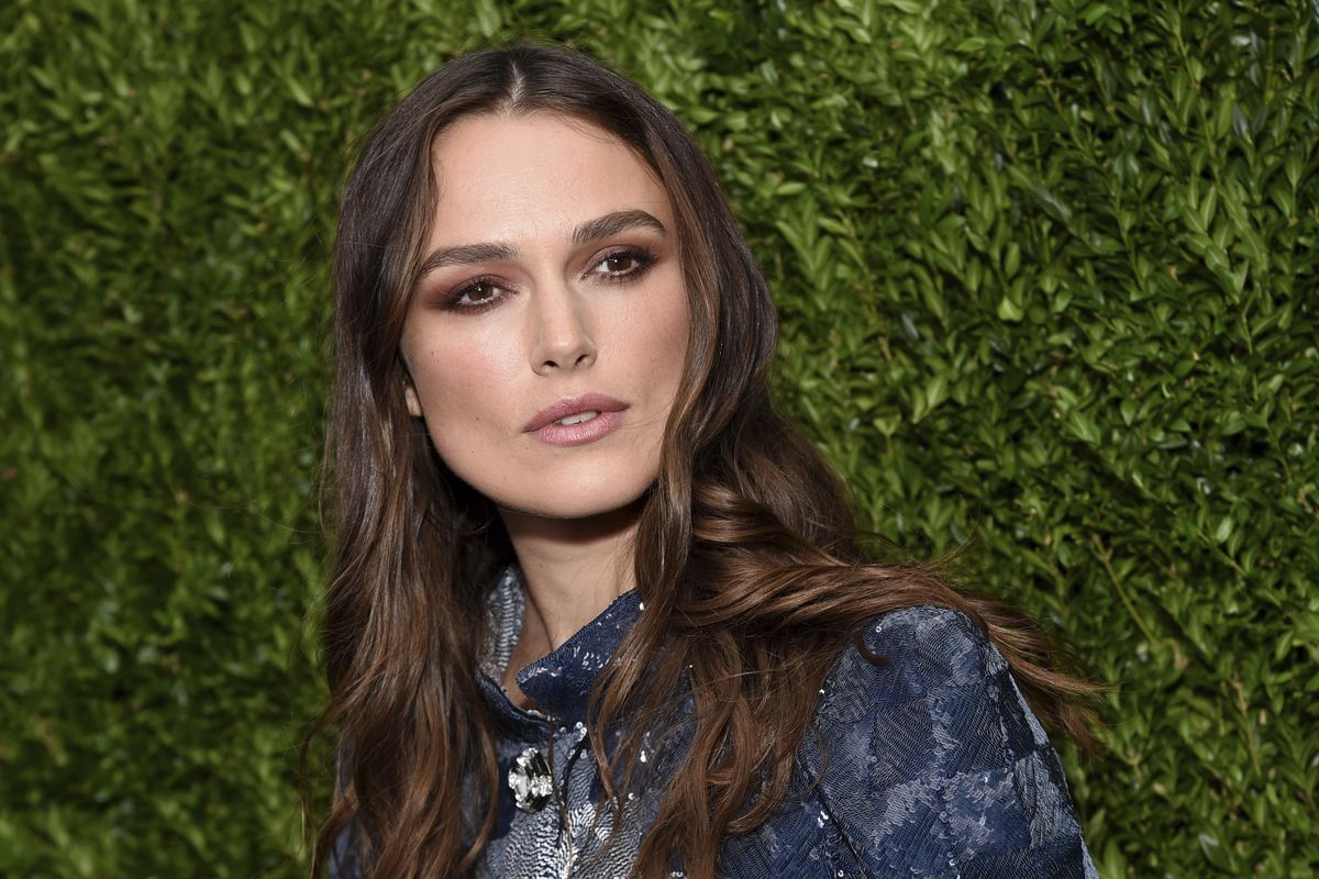 Keira Knightley will be among several cast members from the 2003 film, "Love Actually," returning for a 10-minute reunion film airing as part of Comic Reliefs Red Nose Day Special on NBC in May. (Evan Agostini / Invision/AP)