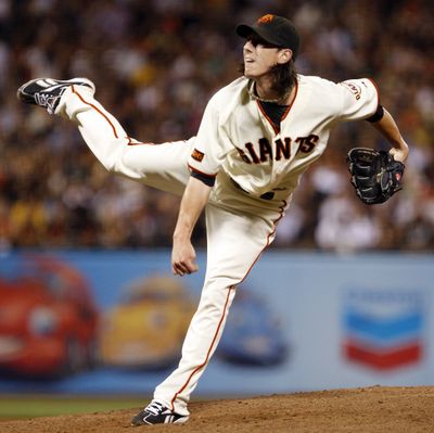 The Giants hope ace Tim Lincecum will not be out long. (Associated Press / The Spokesman-Review)