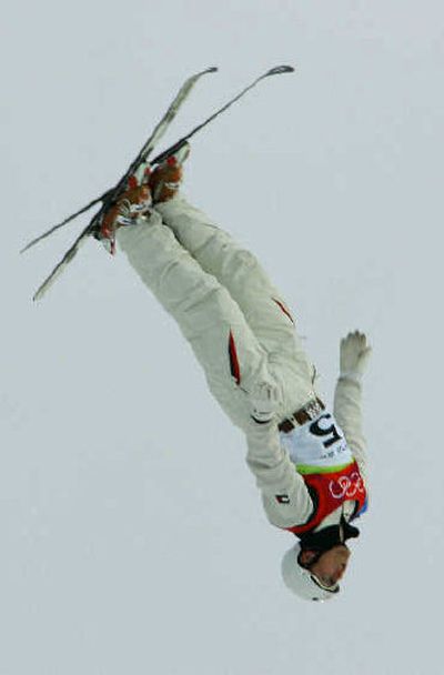 
The world of aerials skier Jeret 'Speedy' Peterson's turned upside down Friday when he was sent home. 
 (Associated Press / The Spokesman-Review)